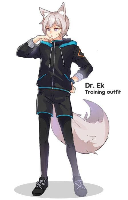 Arknights Doctor OC:: Ek (Training ver)